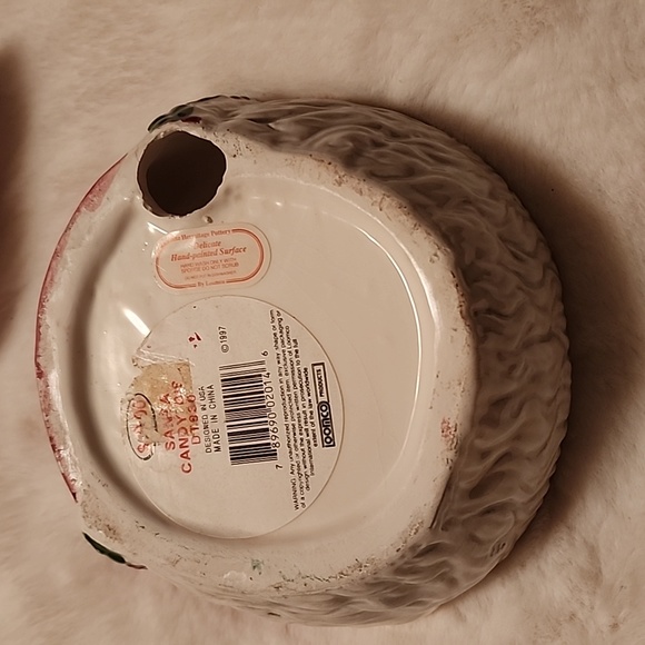 SANTA CLAUS  🎅  FACE 🍬 CANDY DISH. - Picture 3 of 5